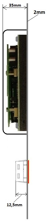 Side view flush mount firemanpanel