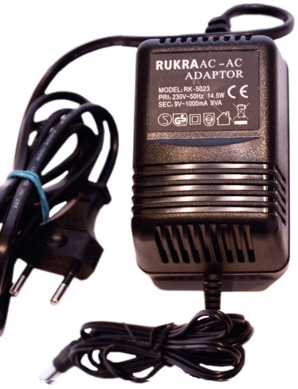230V 9VAC adapter
