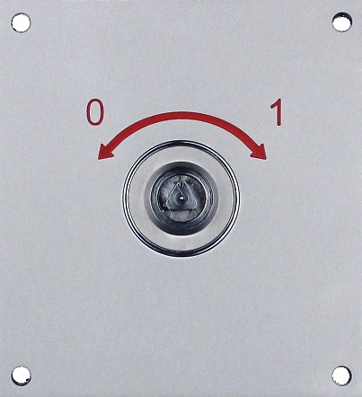 Panel with Fireman switch 120x110mm