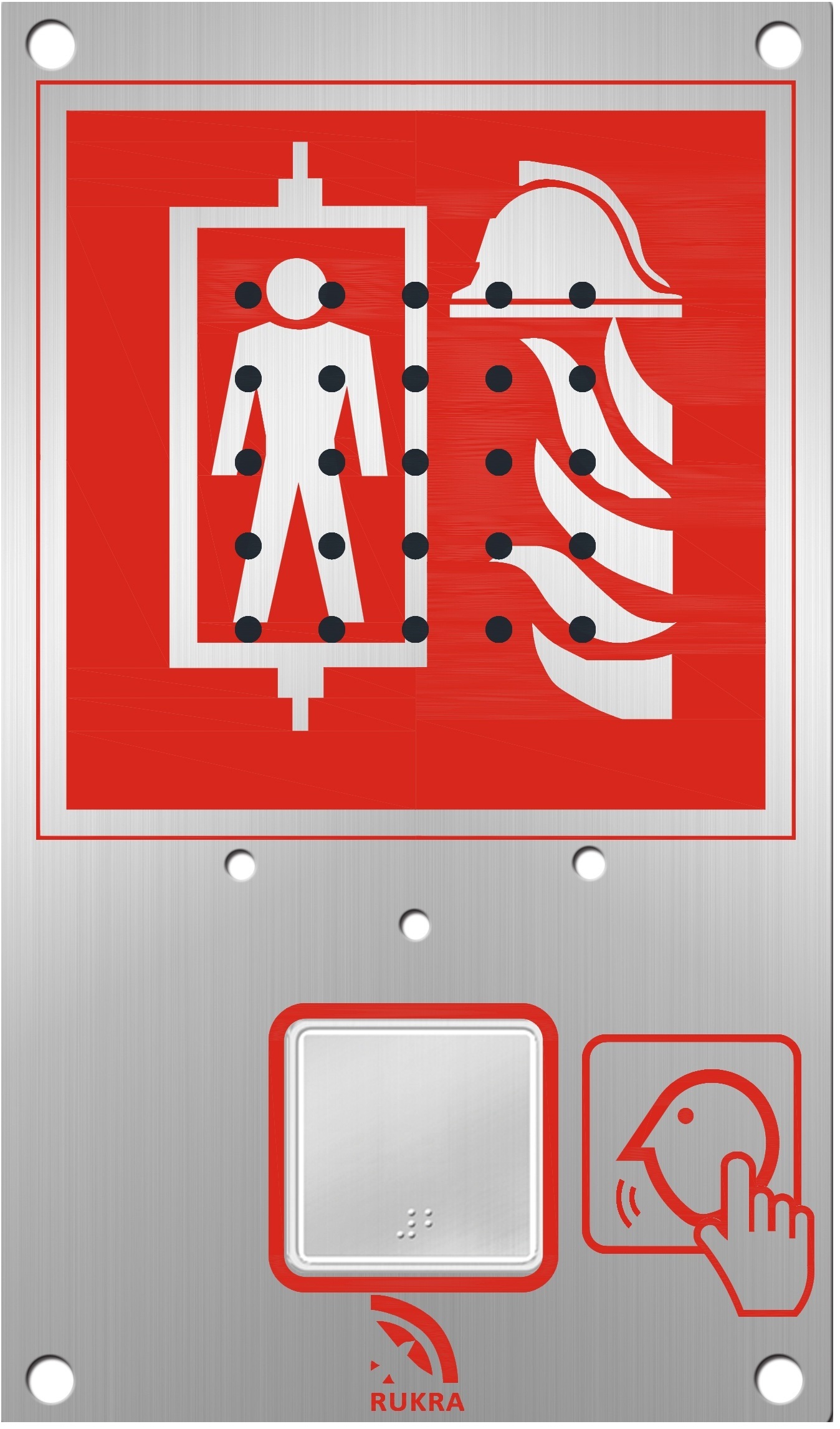RUKRA Fireman panel flush mount  HxW190x110mm